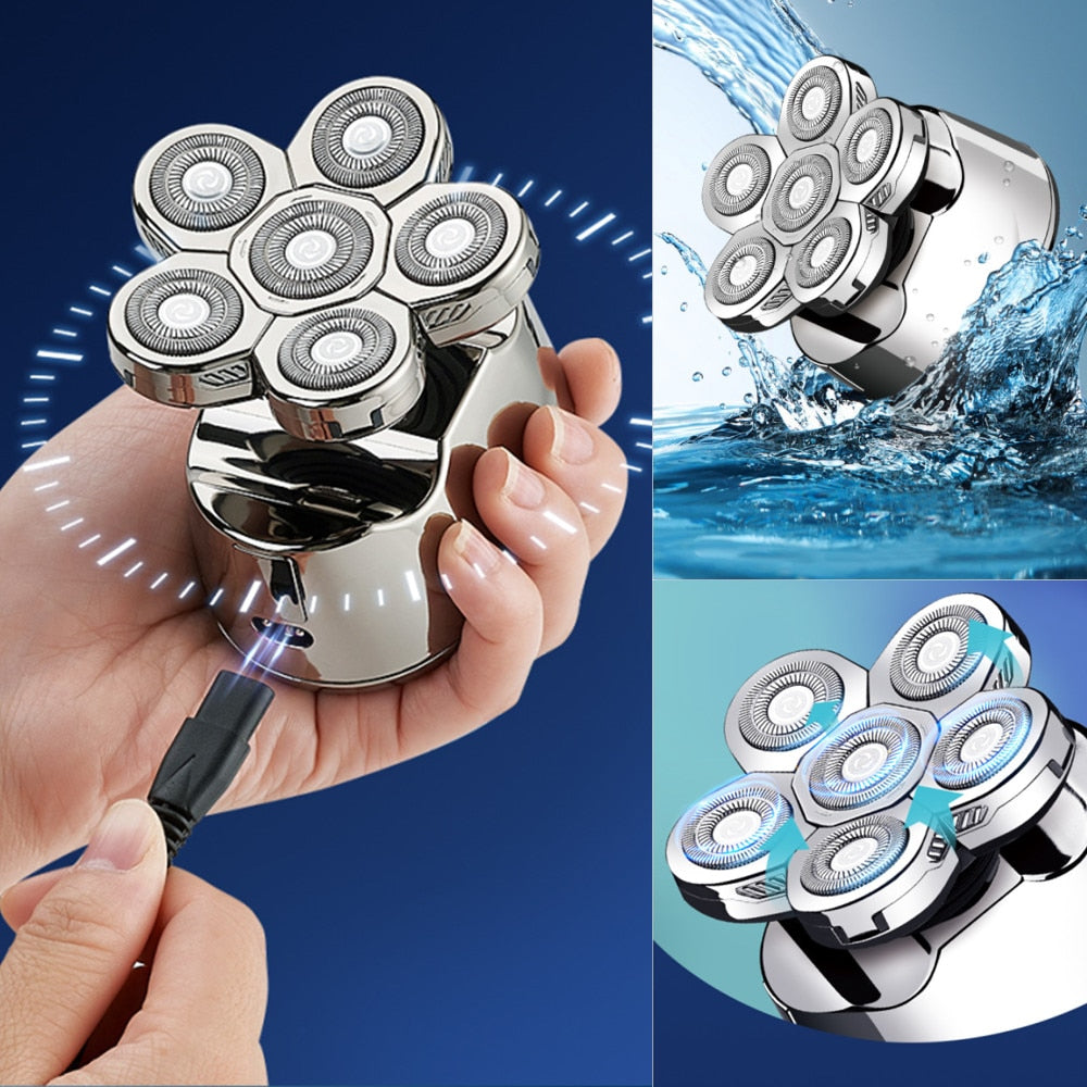 NovaRazor™ - Schnurloser 6-Klingen-Rasierer