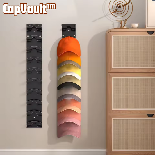 CapVault™ - Wandmontierter Hut-Organizer