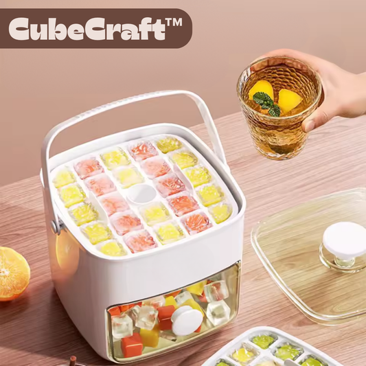 CubeCraft™ - Einfaches Eiswürfelform-Tablett