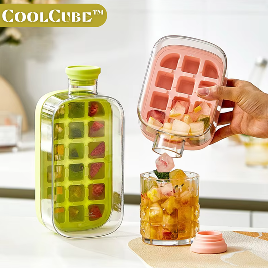 CoolCube™ - 2-in-1-Eisschale & Flasche