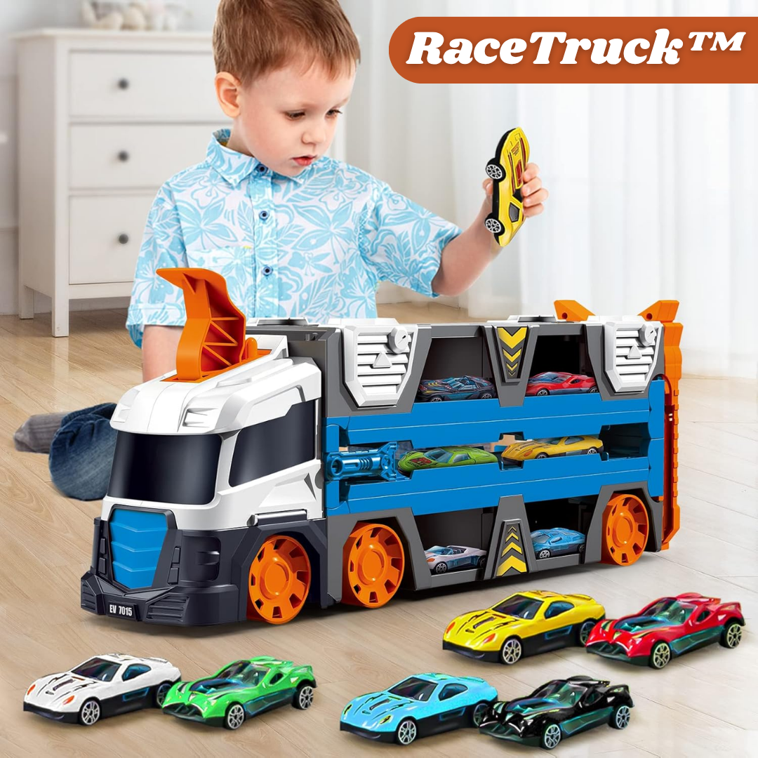 RaceTruck™ - 2-in-1 Klappbare Rennstrecken-Spielzeug