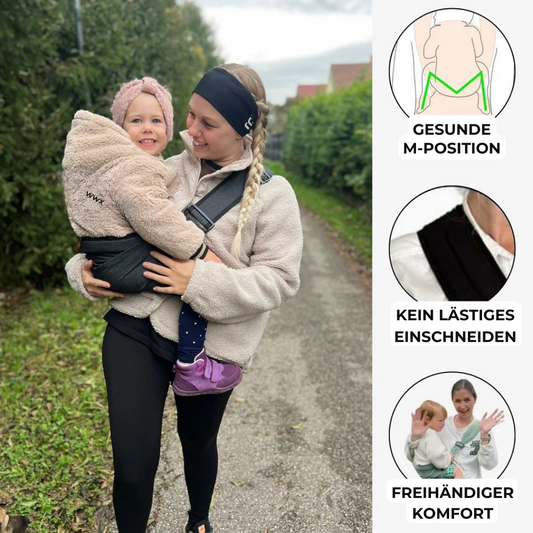 CarryNest™ - Babytrage mit Hüftkurbel