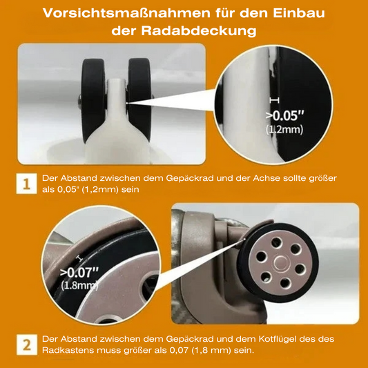 WheelWrap™ Schutz für Gepäckräder (8+8 GRATIS)