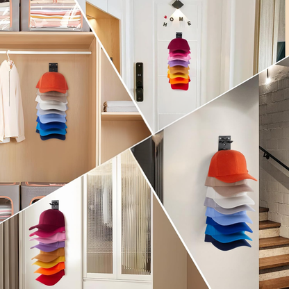 CapVault™ - Wandmontierter Hut-Organizer