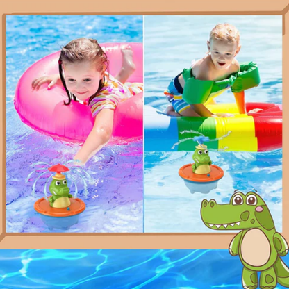 GlowGator™ - Krokodil-Badespielzeug