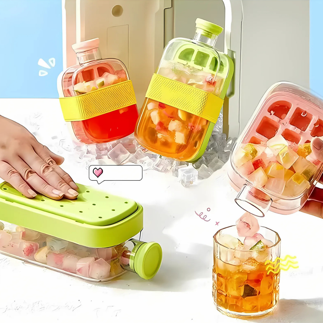 CoolCube™ - 2-in-1-Eisschale & Flasche