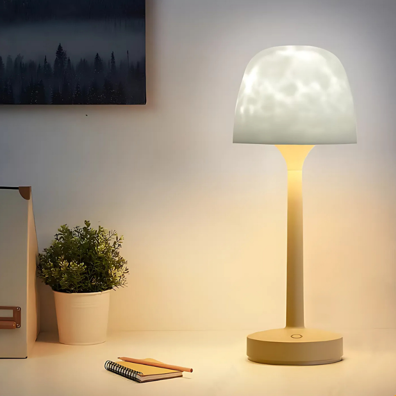 AquaGlow™ - Wasserplätscherndes Nachtlicht