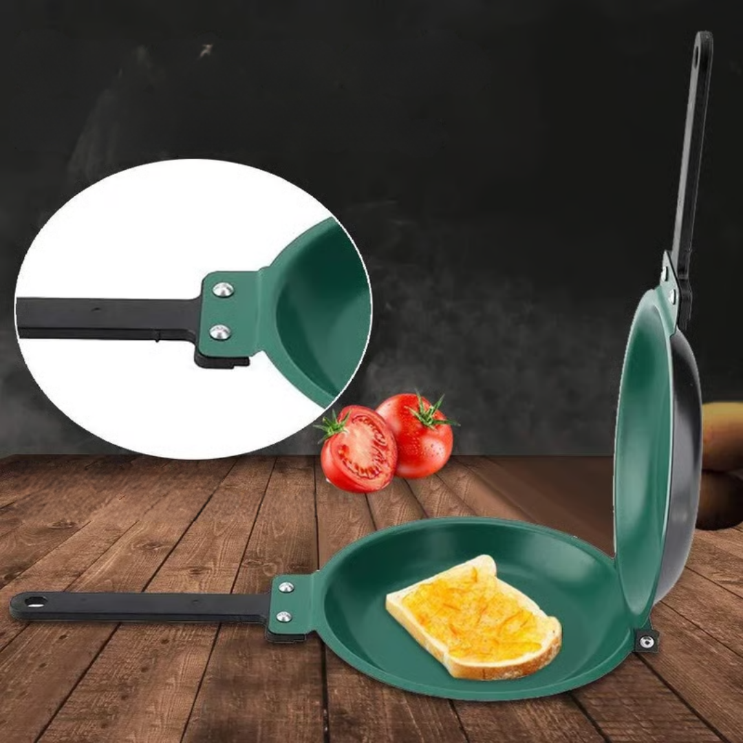 FlipEase™ – Doppelseitige Antihaft-Pfanne