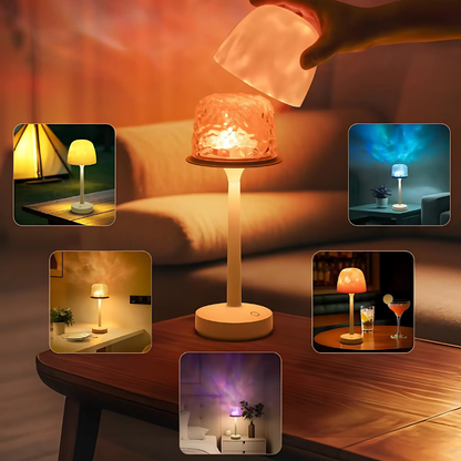 AquaGlow™ - Wasserplätscherndes Nachtlicht