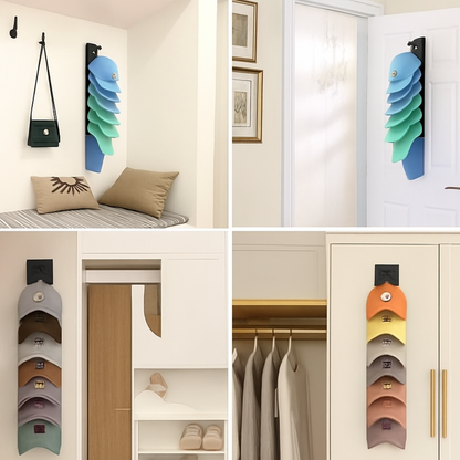 CapVault™ - Wandmontierter Hut-Organizer