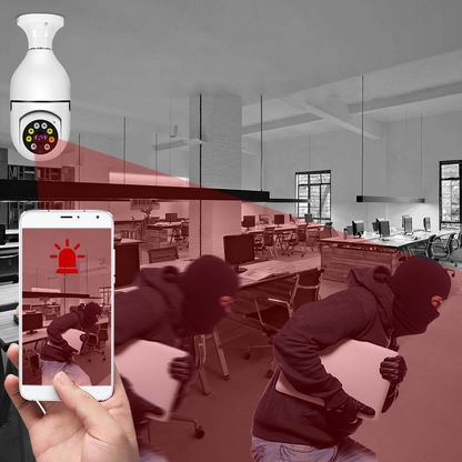 BulbCam™ Drahtlose Glühbirnen-Überwachungskamera