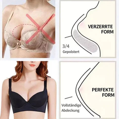 FemmeSupport™ | Tiefer Cup-Stütz-BH