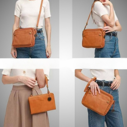 AgentTote™ | Leder-Crossbody-Tasche