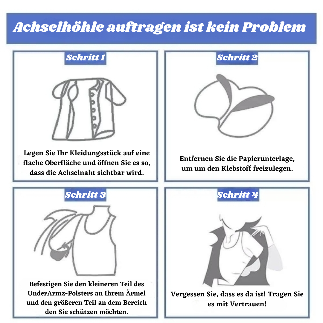 DryPit™ Anti-Schweiß Achselpads (50 Pads)