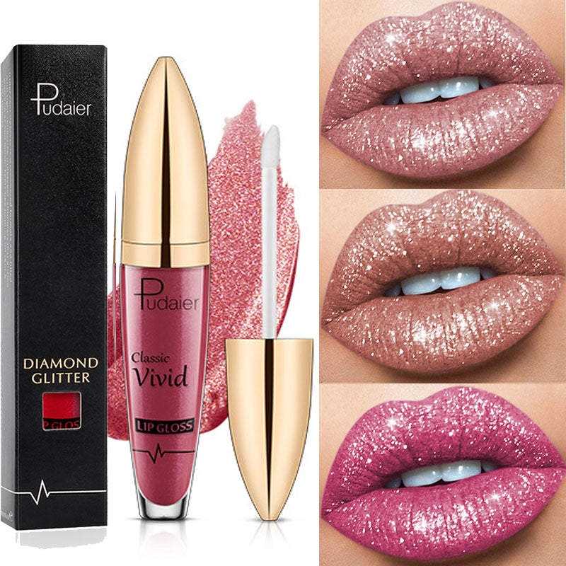 Pudaier™ | Wasserfester Glitzer-Lippenstift (1+1 GRATIS)