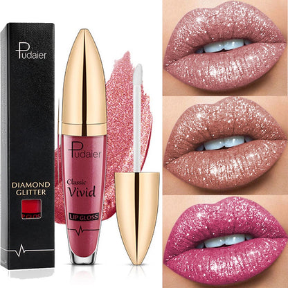 Pudaier™ | Wasserfester Glitzer-Lippenstift (1+1 GRATIS)