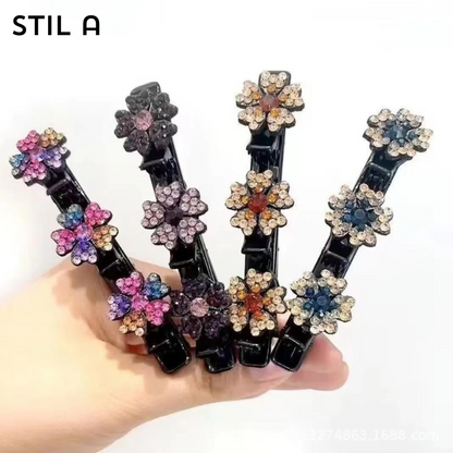 CrystalBraid™ | Kristall geflochtene Haarspangen (4+4 GRATIS)