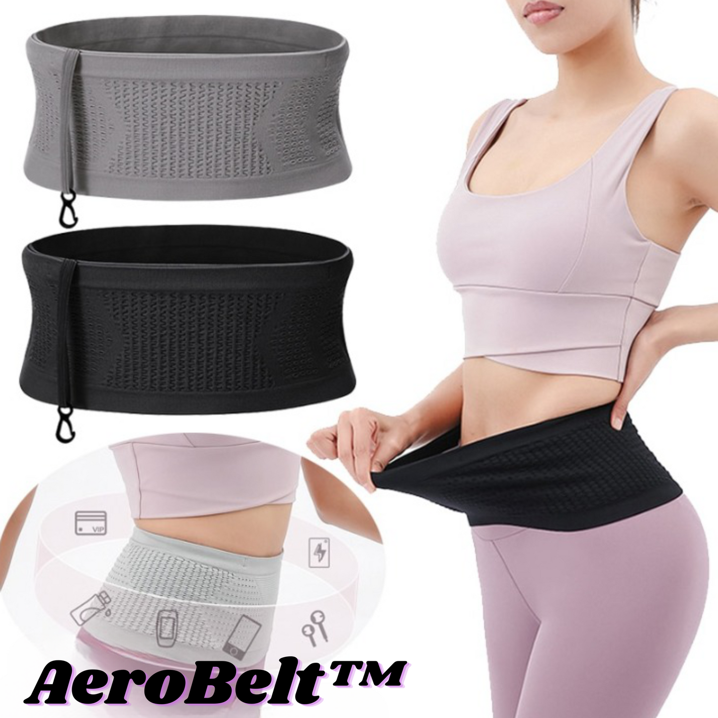 AeroBelt™️ I Laufende Gürteltasche (1+1 GRATIS)