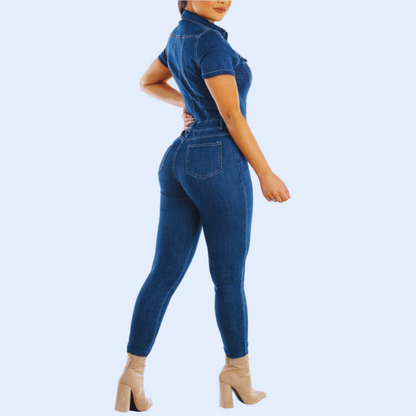 BlueBelle™ - Frauen Denim Jumpsuit