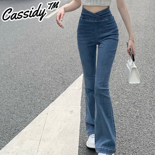 Cassidy™ | Hoch sitzende Crossover-Jeggings