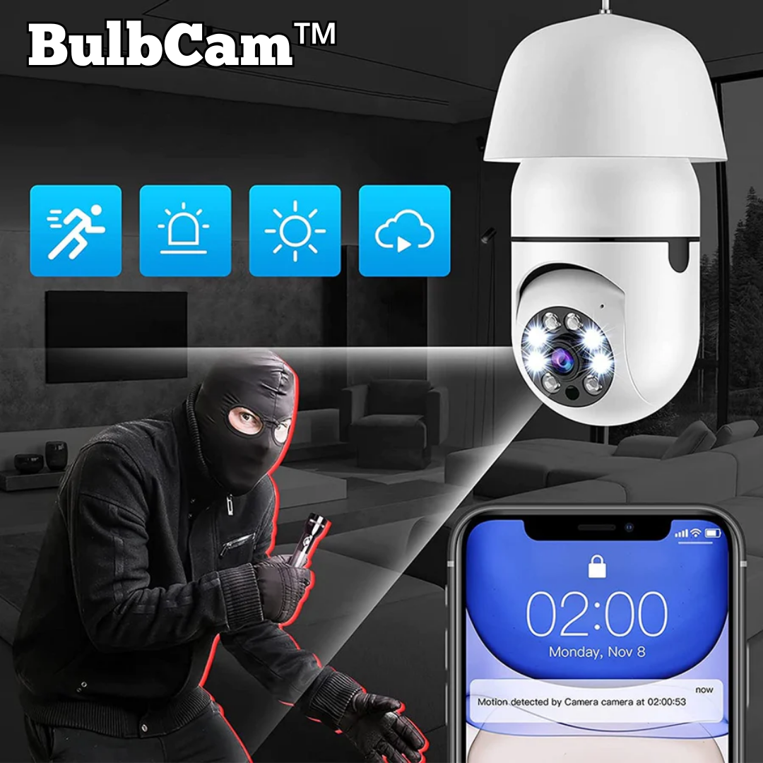 BulbCam™ Drahtlose Glühbirnen-Überwachungskamera