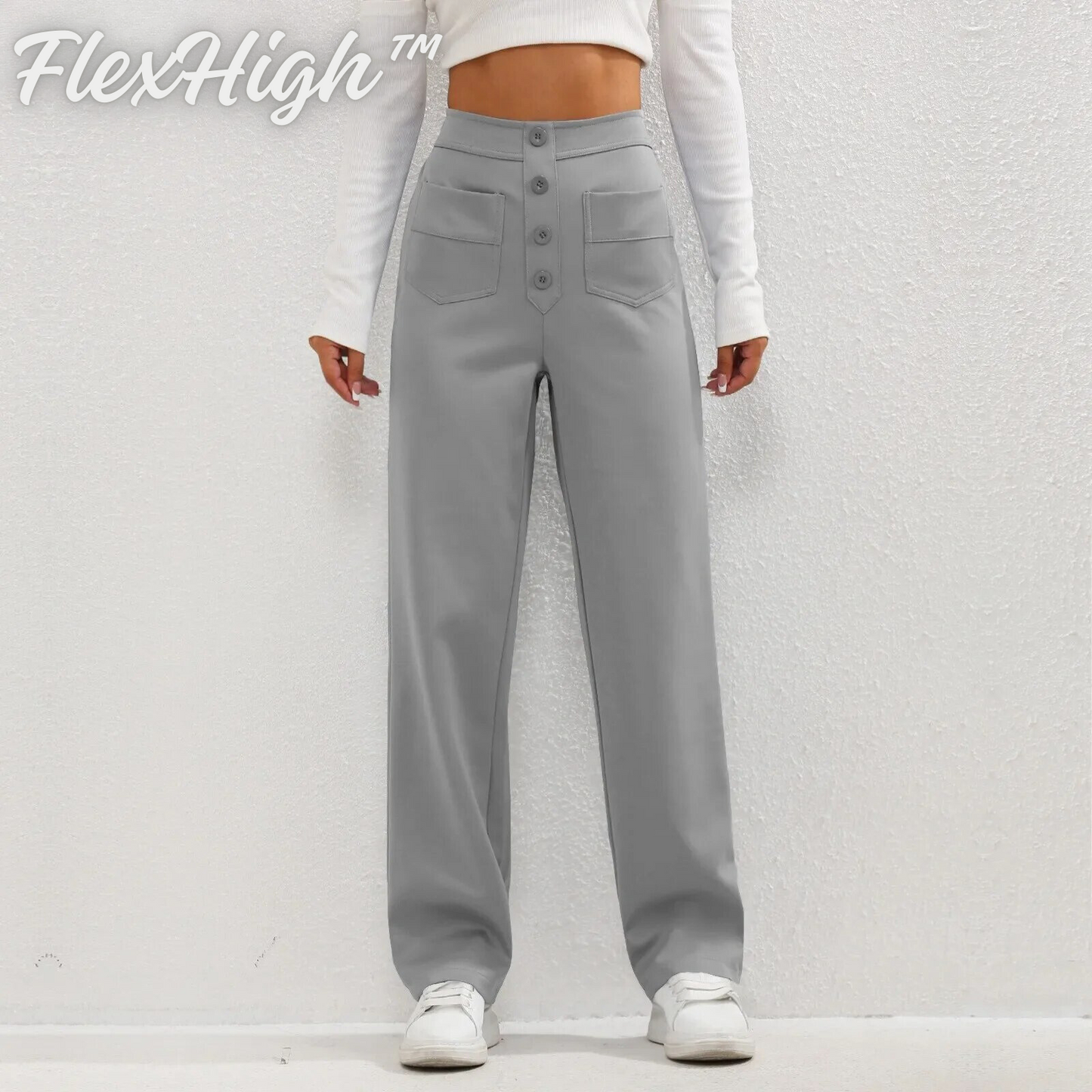 FlexHigh™ - Hochtaillierte Dehnbare Hose