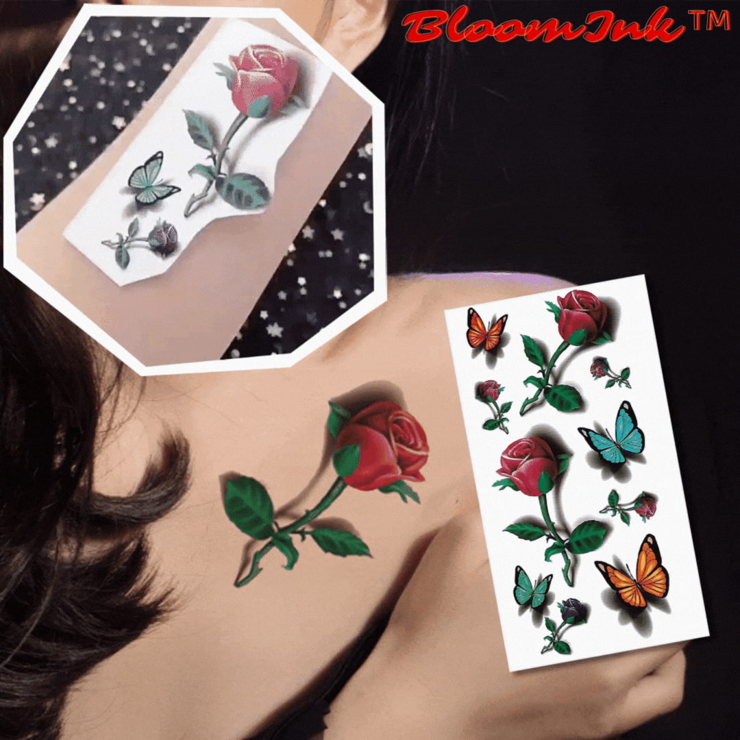 BloomInk™ Temporäre Körperkunst-Aufkleber (2+2 GRATIS)