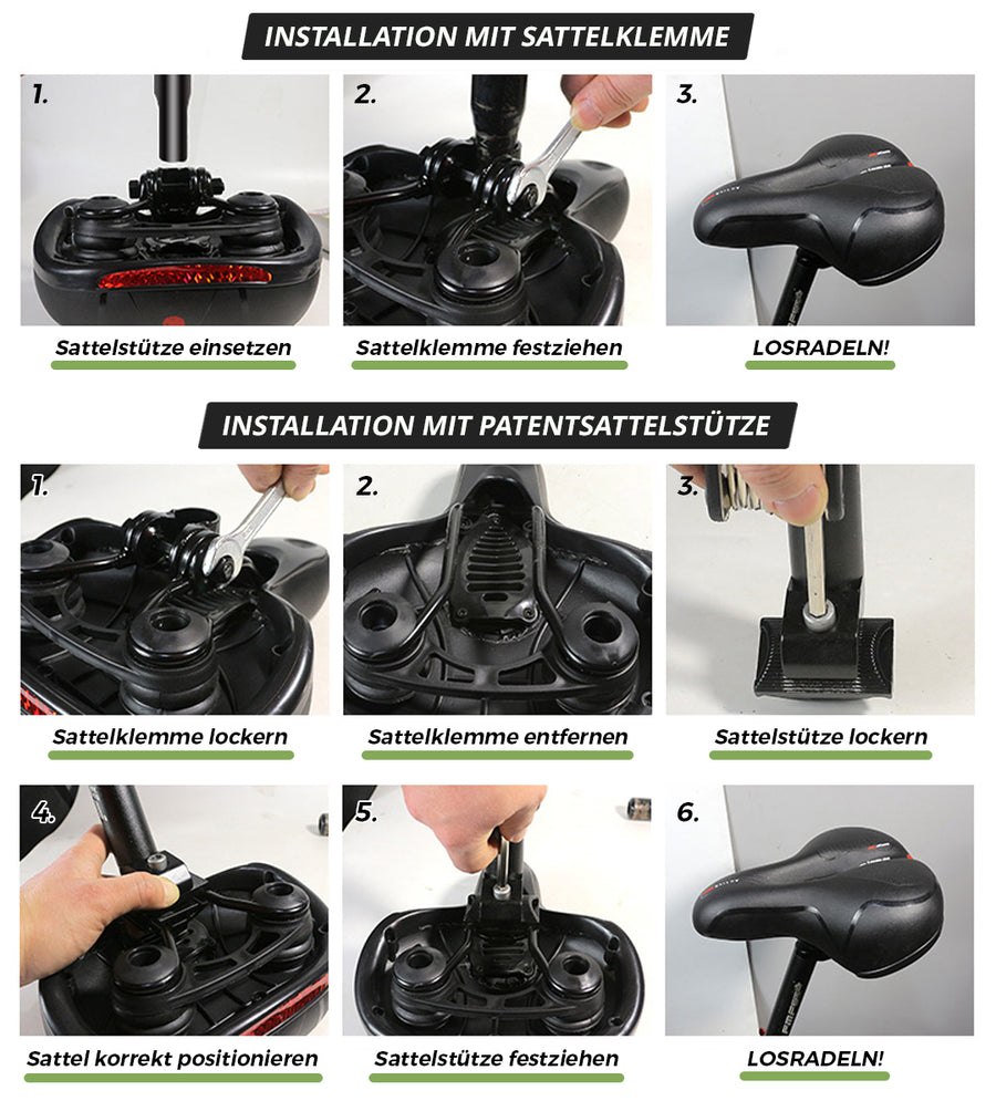 AirRide™ - Atmungsaktiver hohler Fahrradsattel