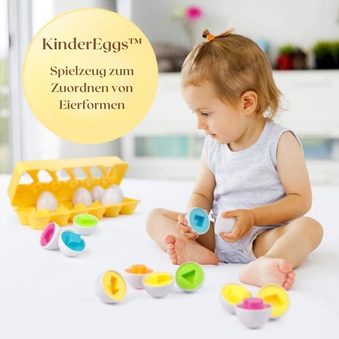 KinderEggs™ Spielzeug zum Zuordnen von Eierformen