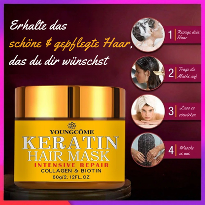 YoungCôme™ - Keratin-Haarkur Reparaturmaske
