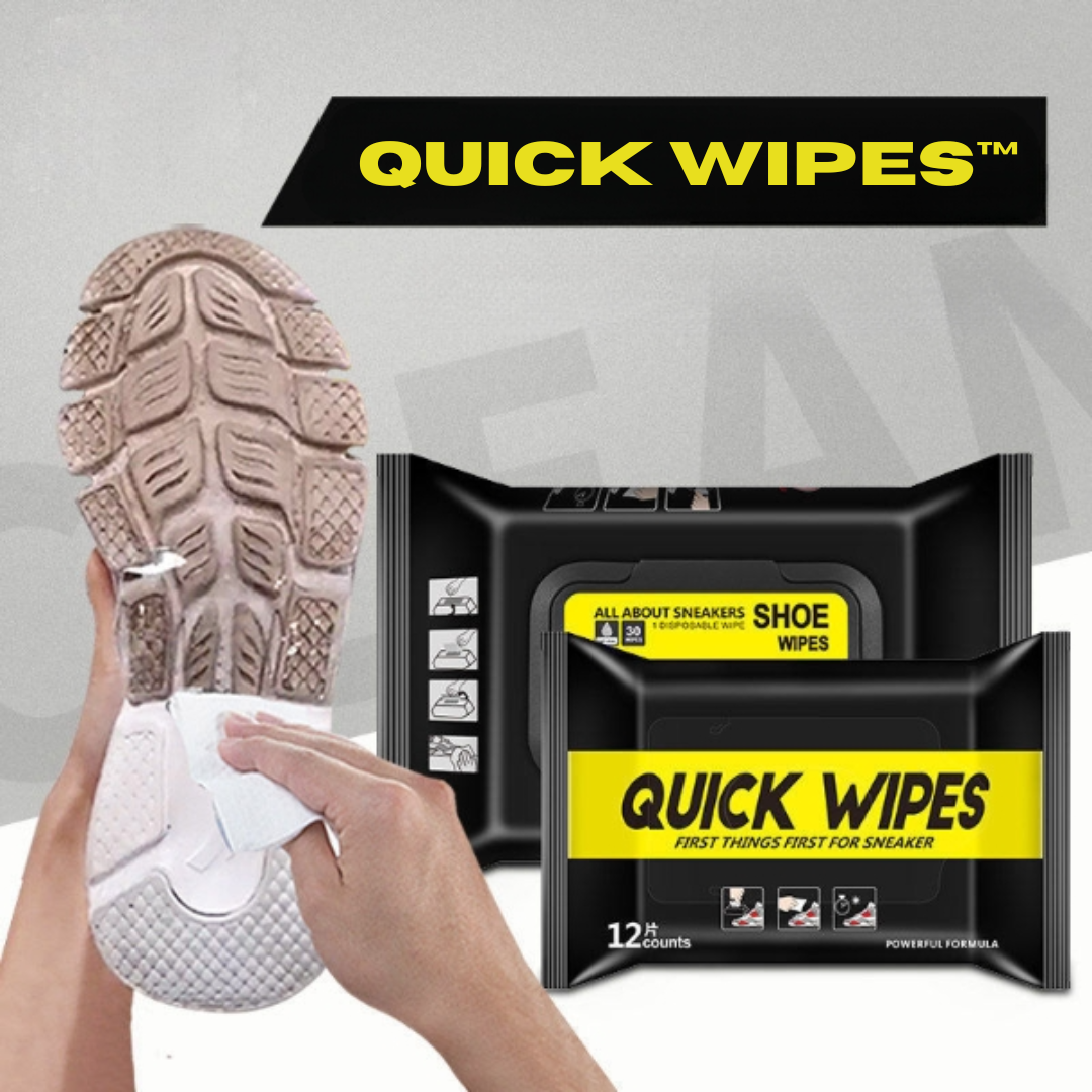 Quick Wipes™ Schuh-Putztücher (1+1 GRATIS)