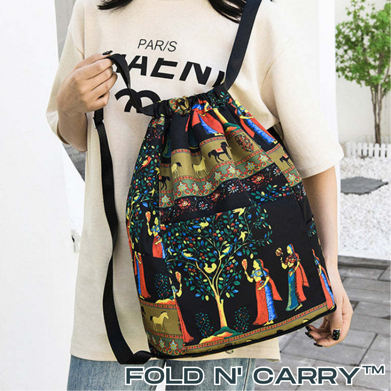 Fold n' Carry™ | Zuziehbares Faltbeutel