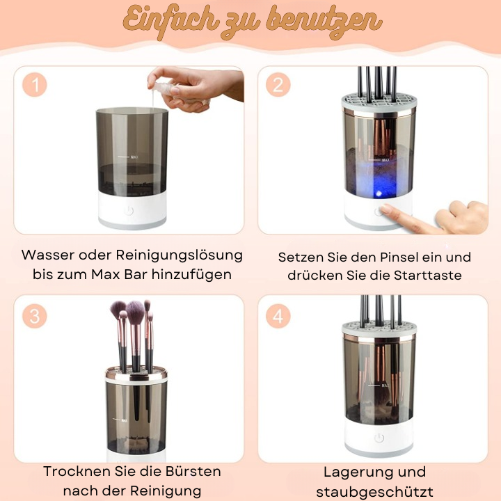 SonicScrub™ - Elektrischer Schminke-Pinselreiniger