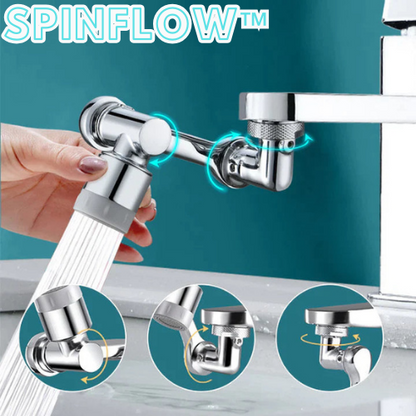 SpinFlow™ | 1080° Drehbare Wasserhahn (1+1 GRATIS)