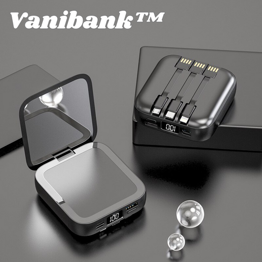 Vanibank™️ I Mini-Powerbank mit Spiegel