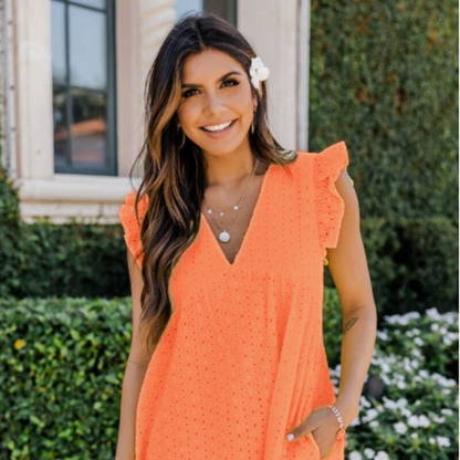 Vixen™ - Damen-Spitzenkleid mit V-Ausschnitt