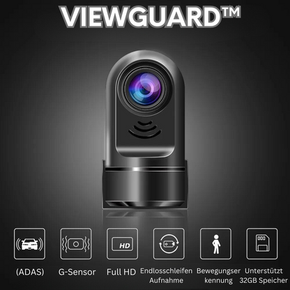 ViewGuard™ | 1080P HD 360° drehbare Mini Dashcam