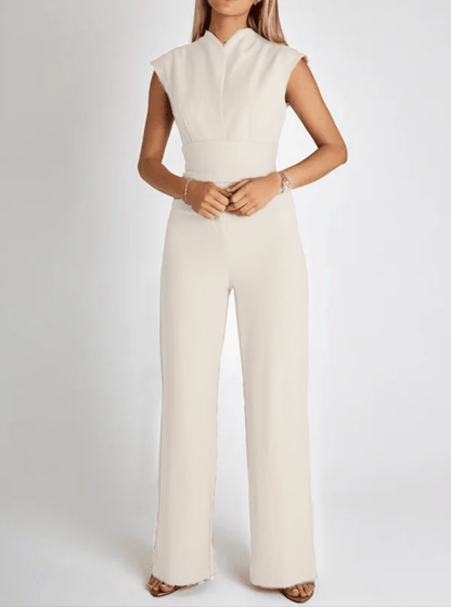 BoldBare™ | Ärmelloses Weitbein-Jumpsuit