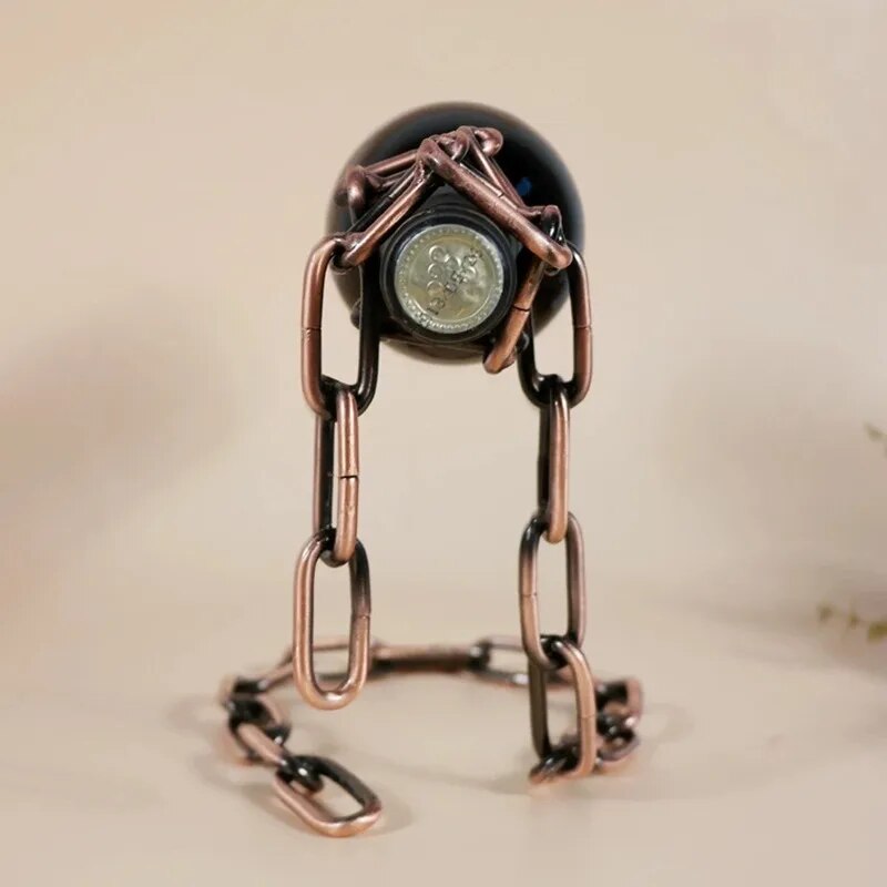 Vinelink™ - Eisenkette Weinhalter