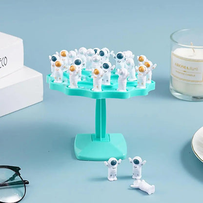 AstroStack™ - Astronauten-Balance-Brettspiel