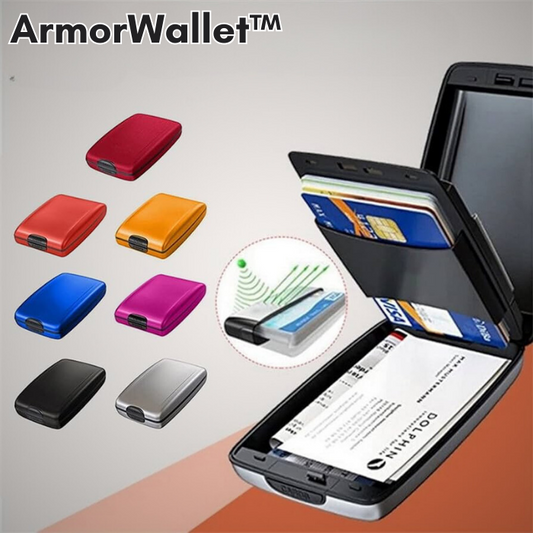 ArmorWallet™ | RFID Anti-Diebstahl Aluminium Brieftasche