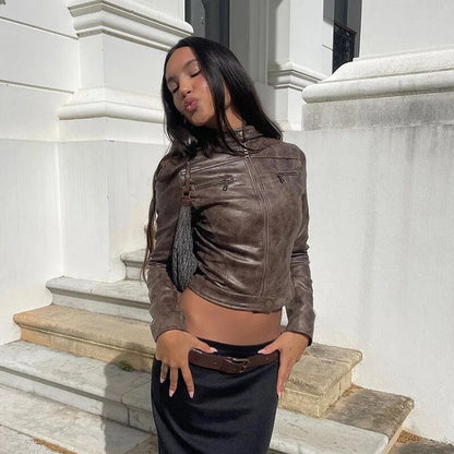 DivaVest™ - Damen Lederjacke