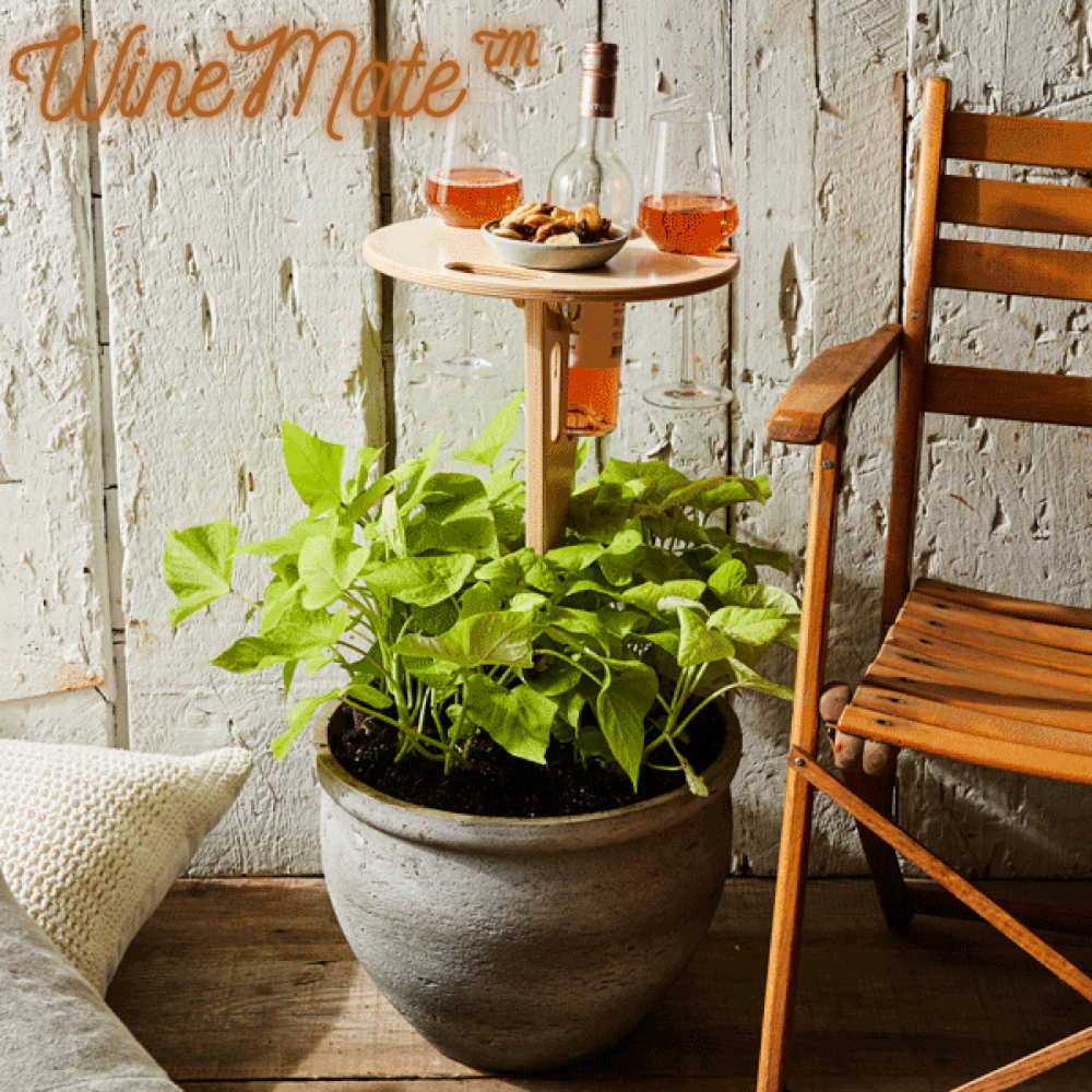 WineMate™ - Zusammenklappbarer Weintisch