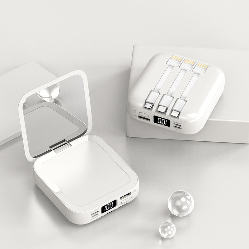 Vanibank™️ I Mini-Powerbank mit Spiegel